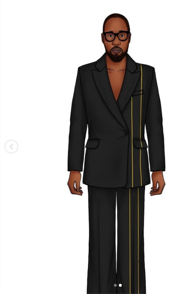 Black Men Suit Set 2 Piece Bla - Formal Wear For Men Yellow recensione e prezzo