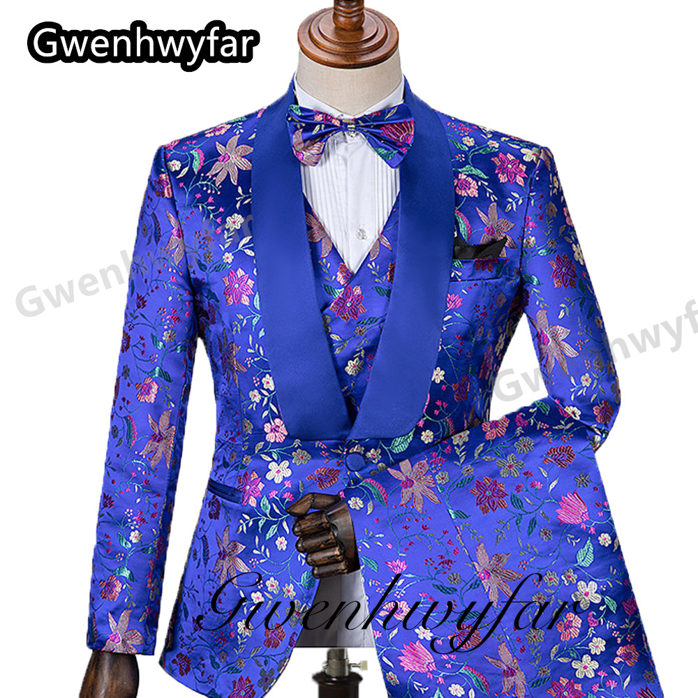 Gwenhwyfar Pattern Men Suits M - Men Formal Wear Pants recensione e prezzo