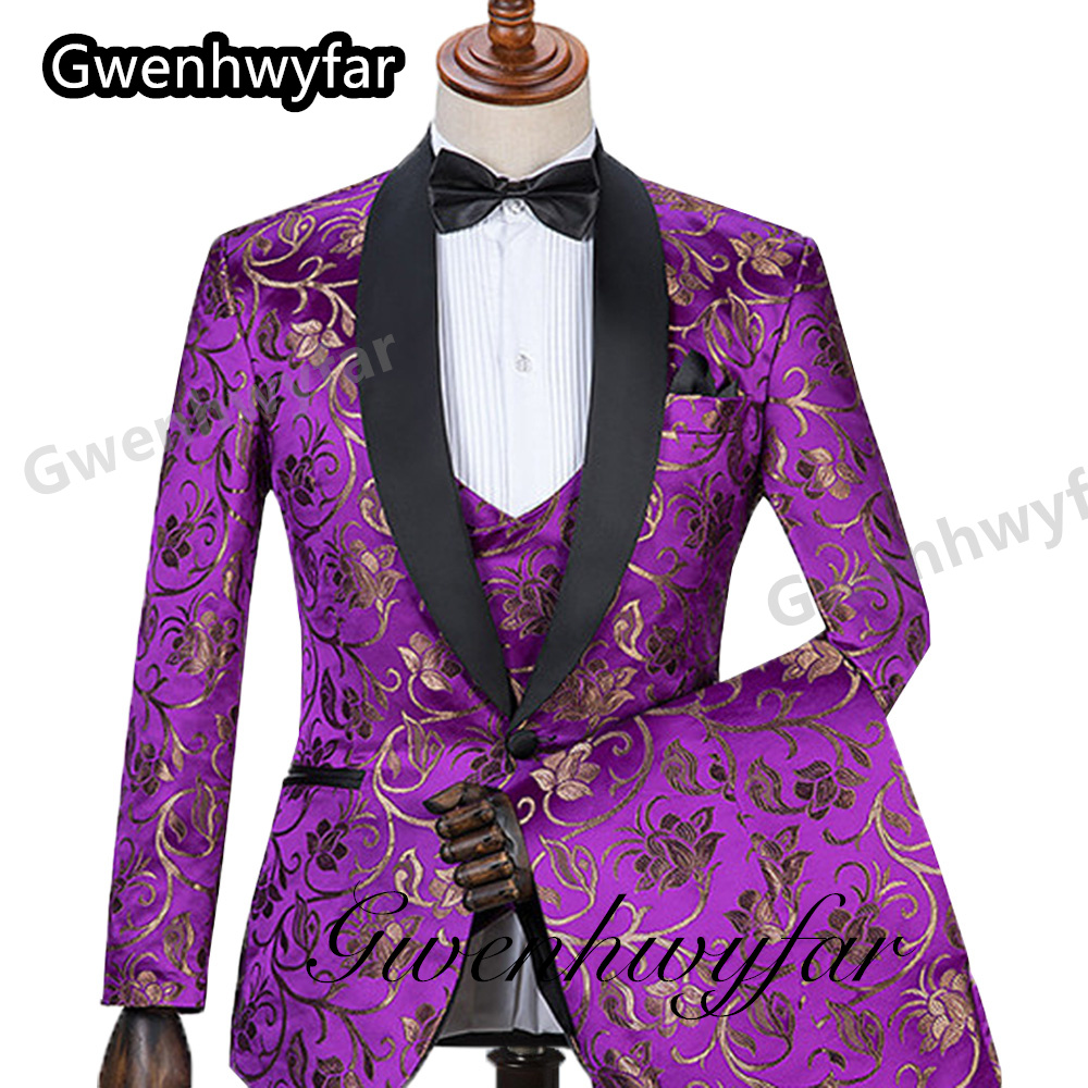 Gwenhwyfar Pattern Men Suits M - Men Formal Wear Pants recensione e prezzo