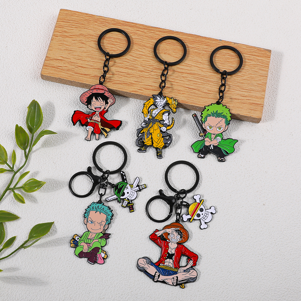 One Piece Anime Keychain Featu - Men Accessories Ring 리뷰 및 가격