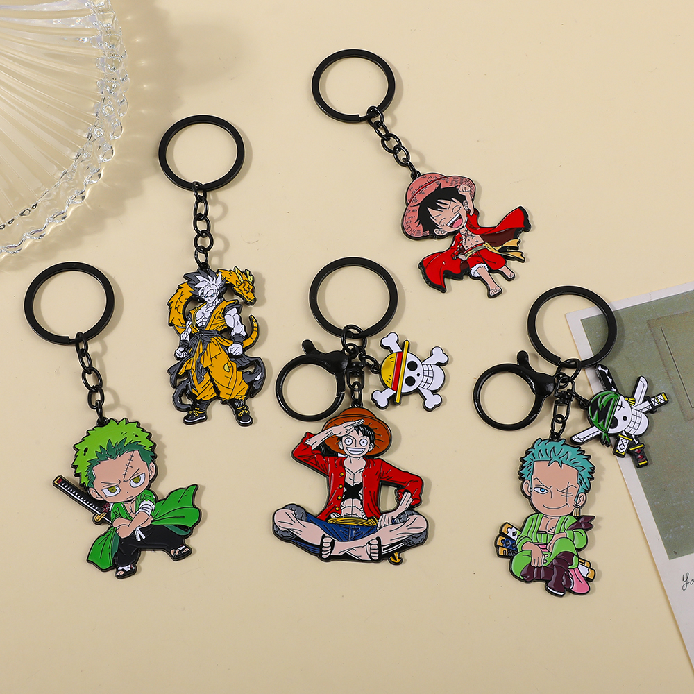 One Piece Anime Keychain Featu - Men Accessories Ring 리뷰 및 가격