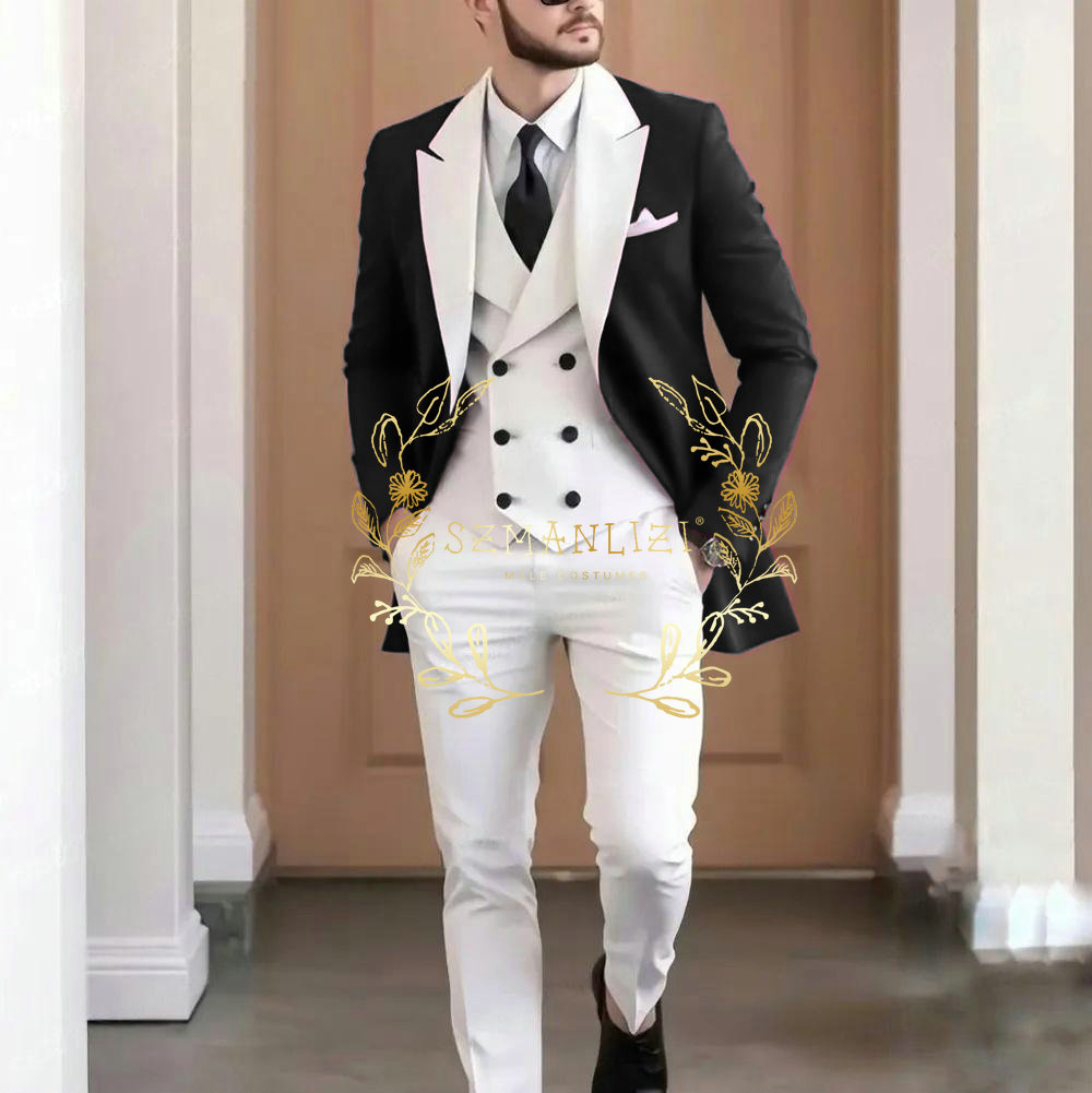 Elegant Burgundy 3-pieces Men' - Men Formal Wear Pants recensione e prezzo