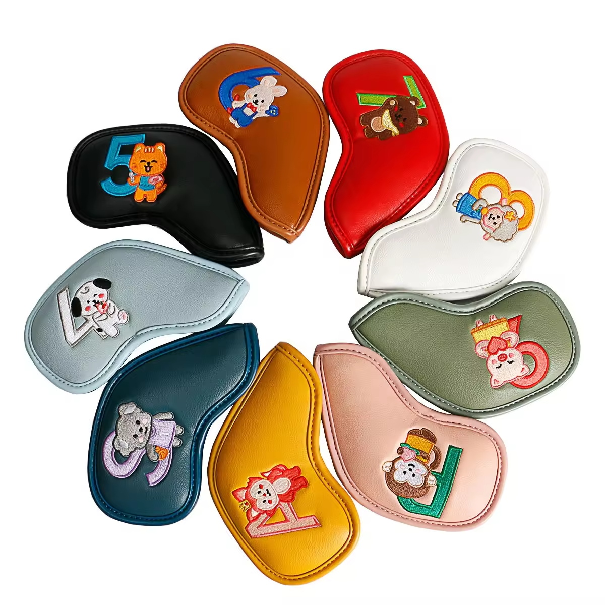 9Pcs Cute Cartoon Animal Golf  - Men Accessories For Gift 리뷰 및 가격