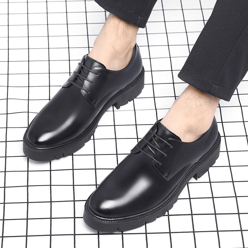 Mens Black Leather Lace Up Dre - Men'S Formal Office Wear Shoes recensione e prezzo