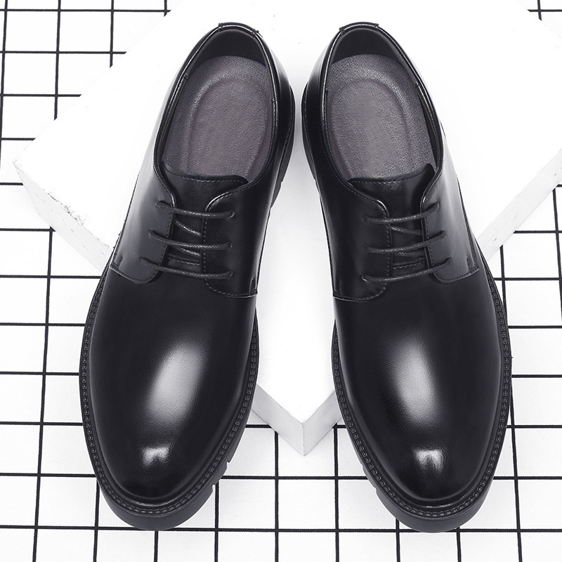Mens Black Leather Lace Up Dre - Men'S Formal Office Wear Shoes recensione e prezzo