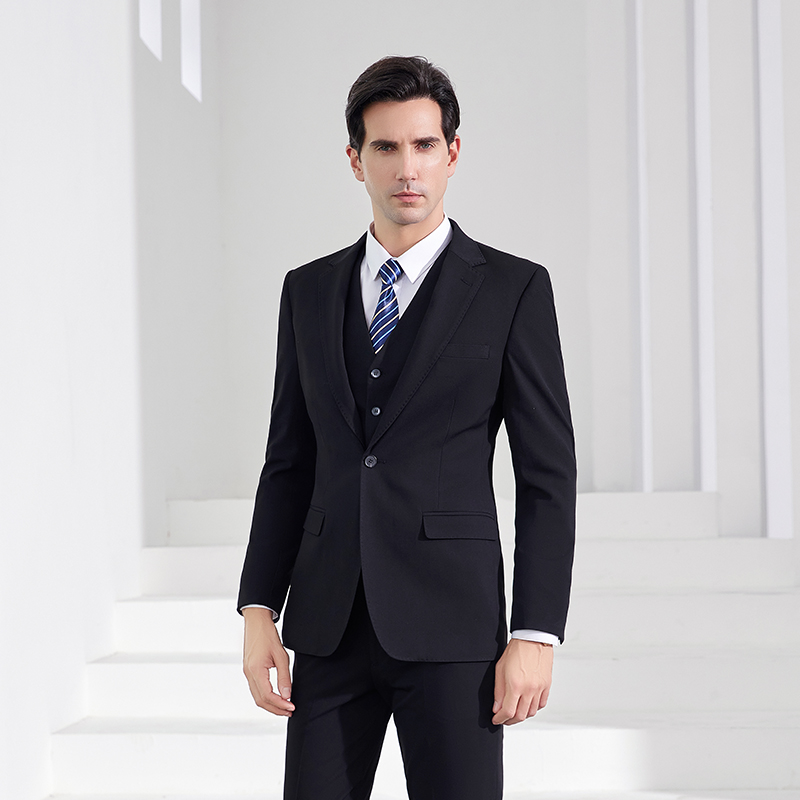 High-End Black Business Suit A - Men'S Formal Wear Attire recensione e prezzo