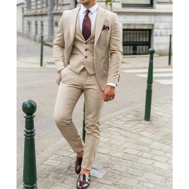 Notch Lapel Men Suits Slim Fit - Men'S Formal Wear In Winter recensione e prezzo