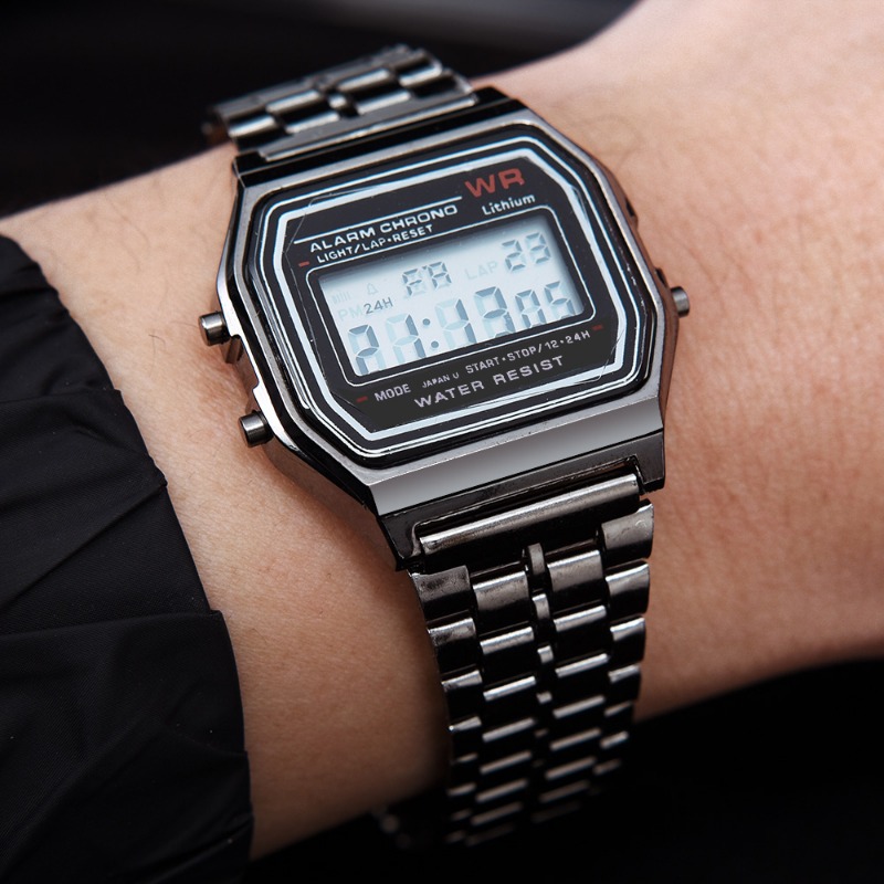 Luxury F91W Steel Strap Watche - Men Accessories For Wrist 리뷰 및 가격