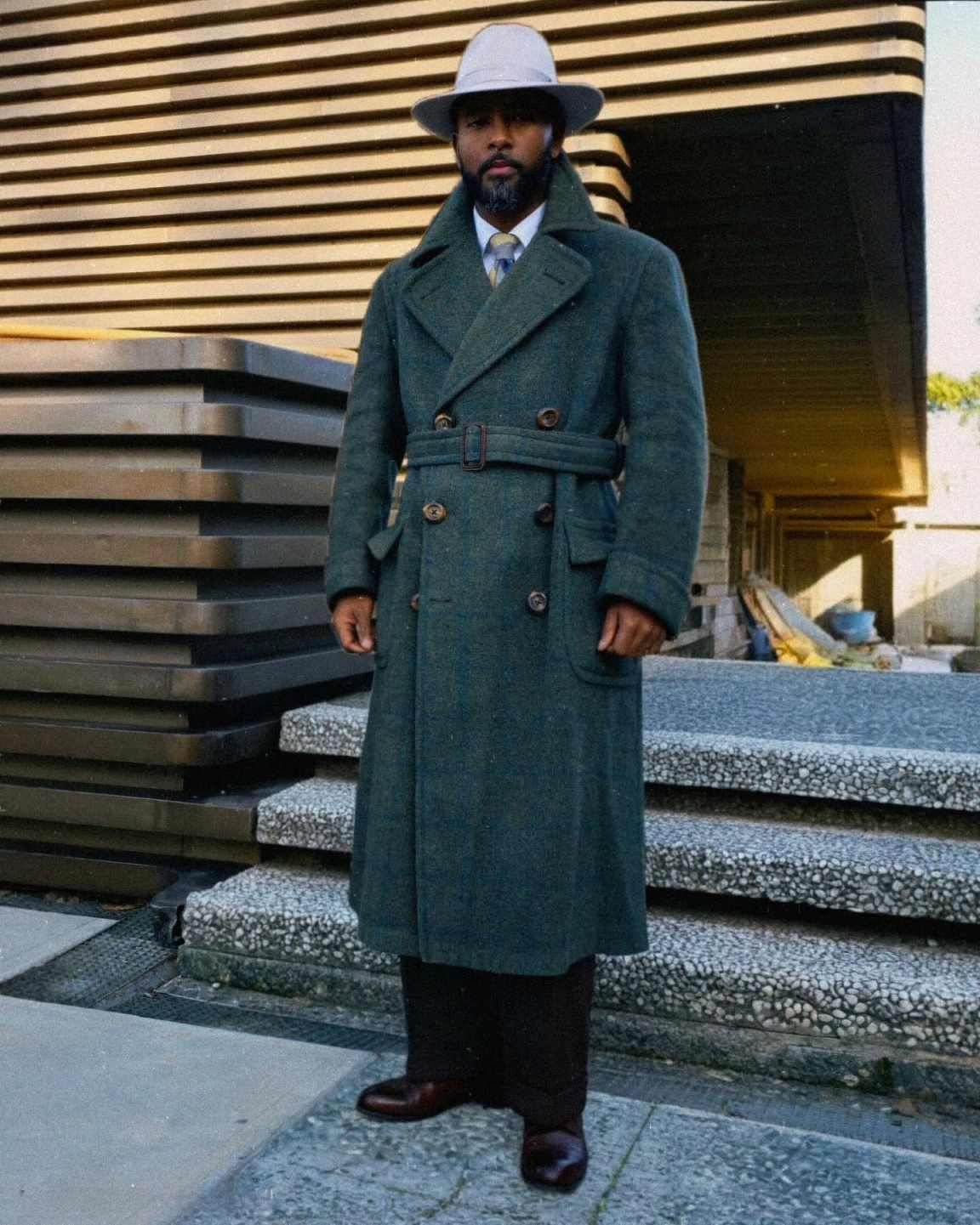 Graceful Men Overcoat 1 Piece  - Men'S Formal Wear In Winter recensione e prezzo