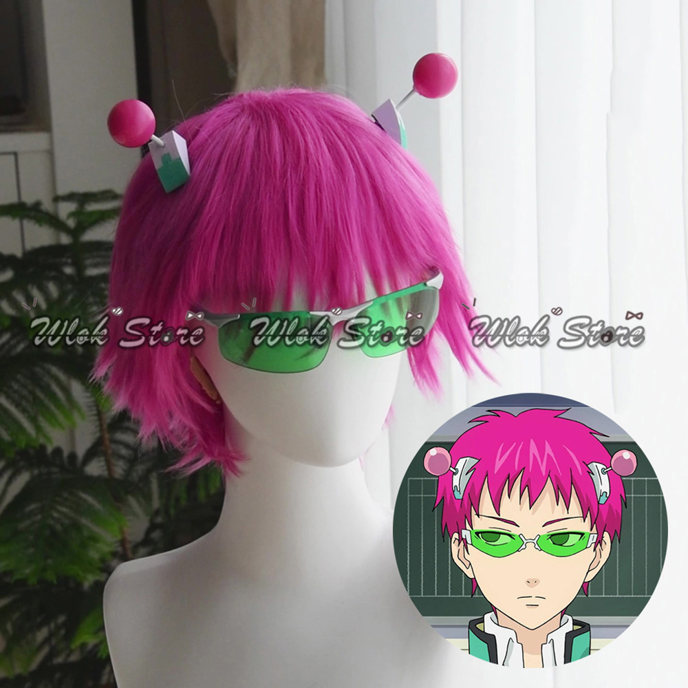 Anime Saiki Kusuo Cosplay Wig  - Men'S Accessories Glasses 리뷰 및 가격