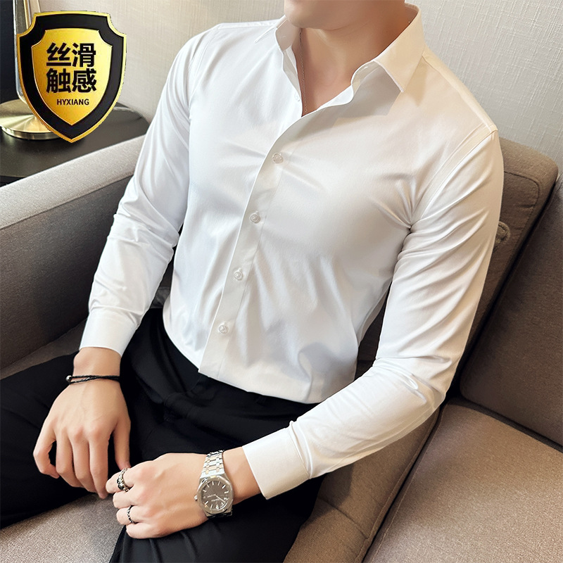 Seamless silk business casual  - Men Formal Wear Shirts recensione e prezzo