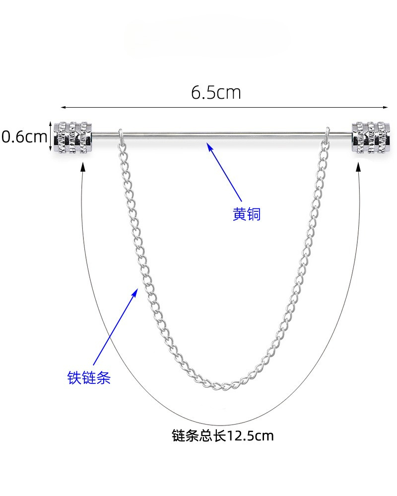 New Men's Brooch for Shirt Sta - Men Accessories To Gift 리뷰 및 가격
