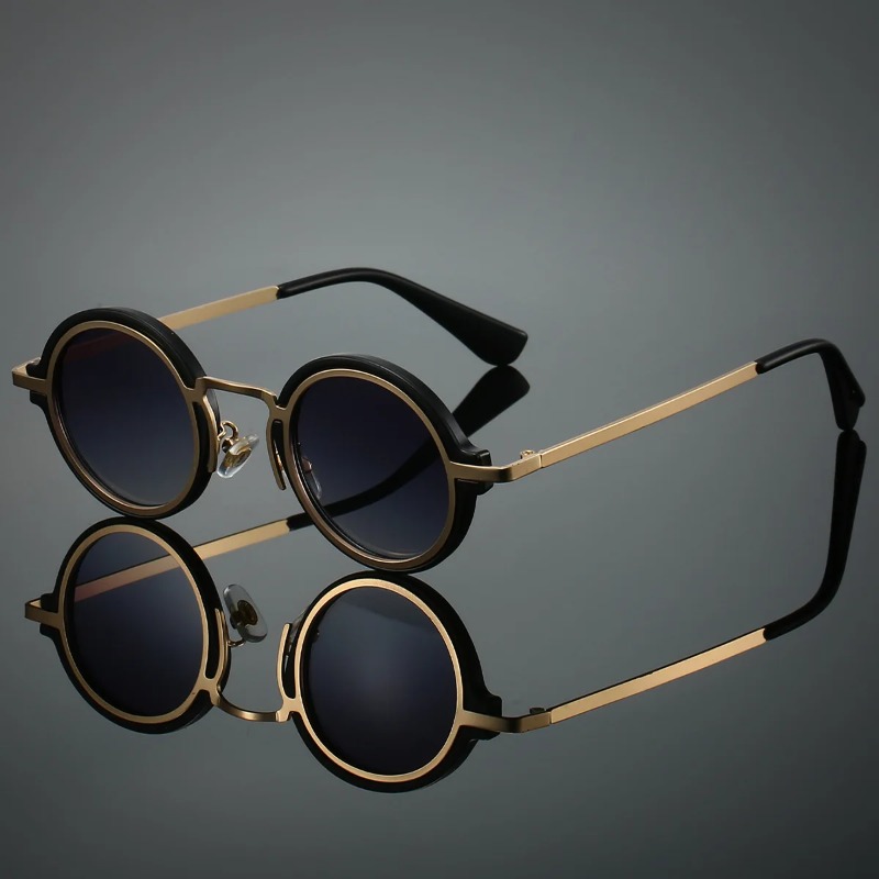 New Retro Metal Round Frame Su - Men'S Accessories Glasses 리뷰 및 가격