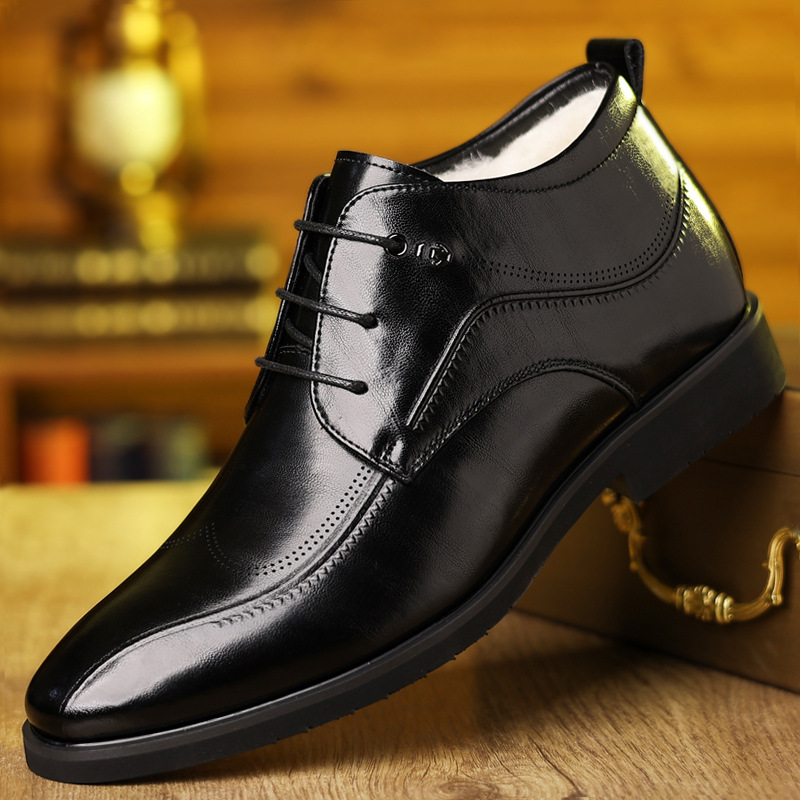 Men's Winter Leather Shoes Vel - Men'S Formal Wear In Winter recensione e prezzo