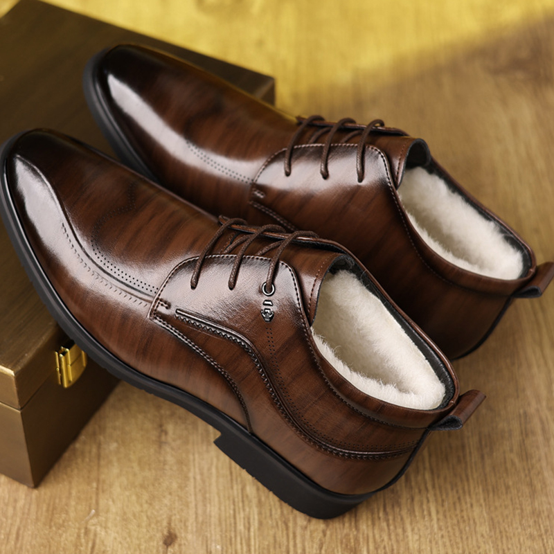 Men's Winter Leather Shoes Vel - Men'S Formal Wear In Winter recensione e prezzo