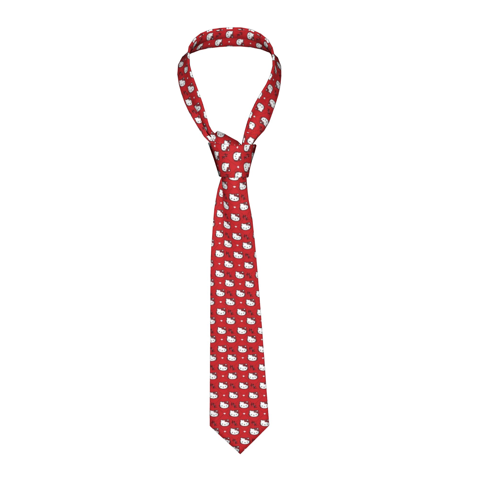 Hello Kitty HK Pattern Necktie - Men Accessories Hk 리뷰 및 가격