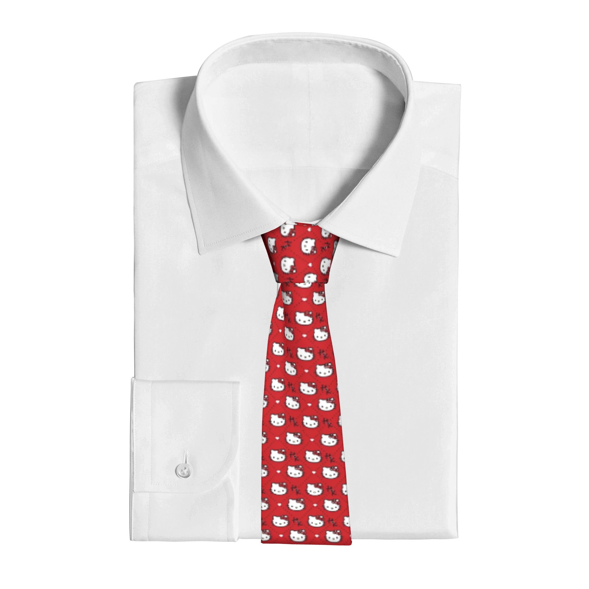 Hello Kitty HK Pattern Necktie - Men Accessories Hk 리뷰 및 가격