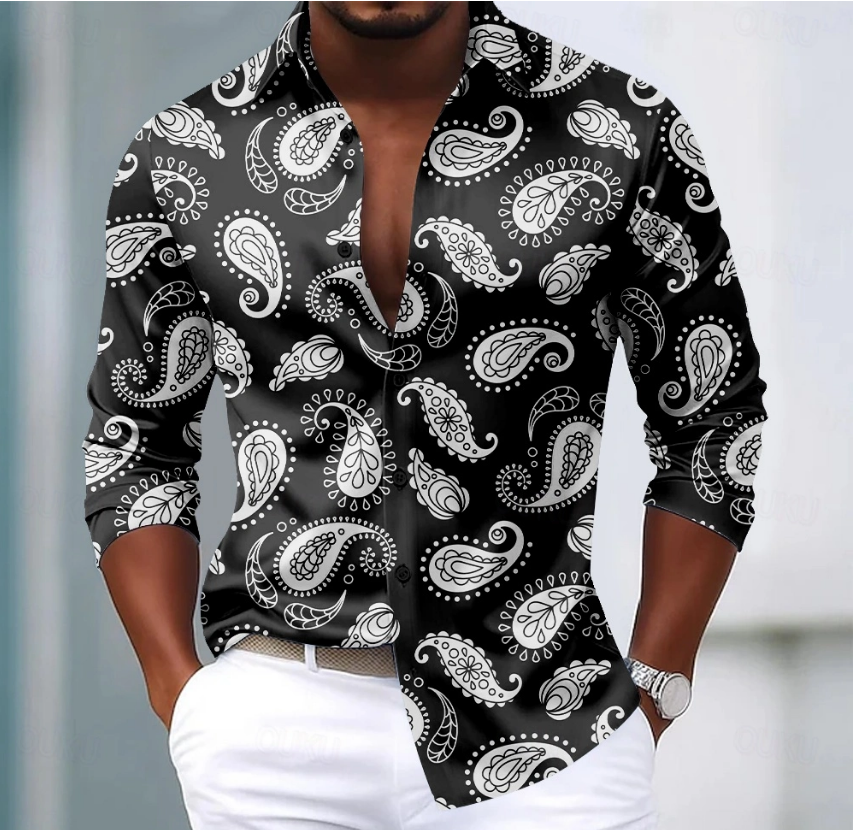 Men's Paisley Floral Print Eth - Men'S Formal Ethnic Wear recensione e prezzo