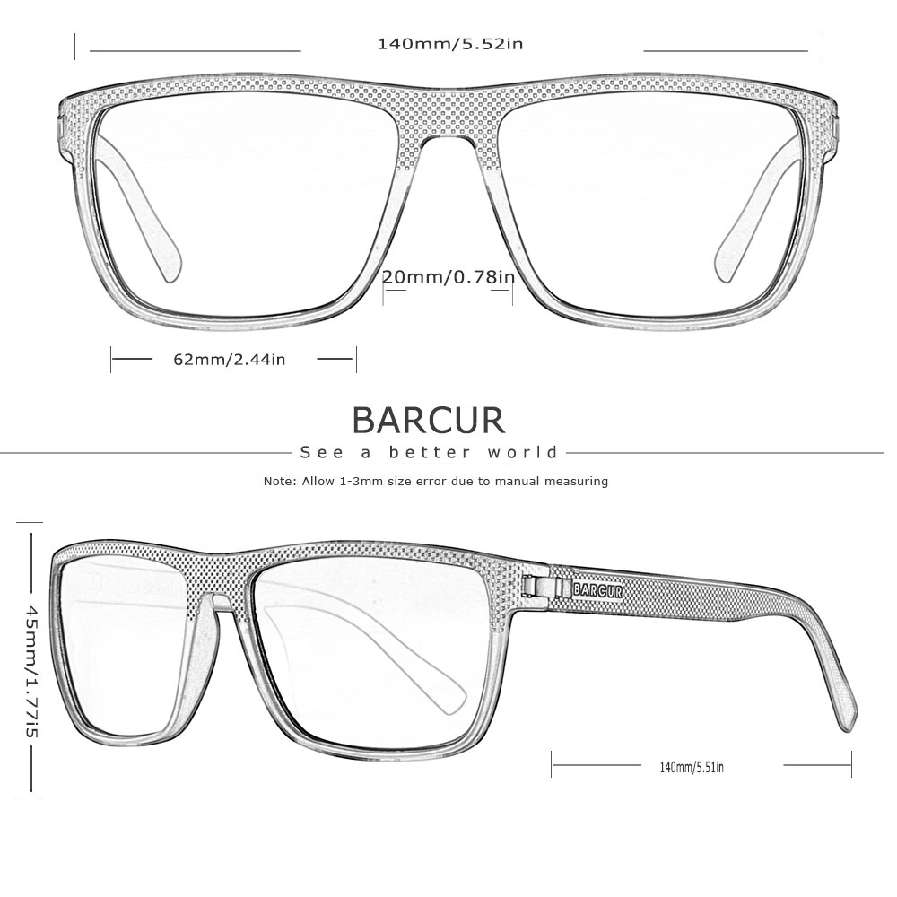 BARCUR Design TR90 Sunglasses  - Men'S Accessories Glasses 리뷰 및 가격
