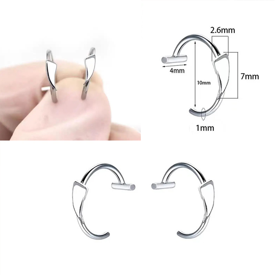 6pcs Stainless Steel Fake Lip  - Men'S Vampire Accessories 리뷰 및 가격