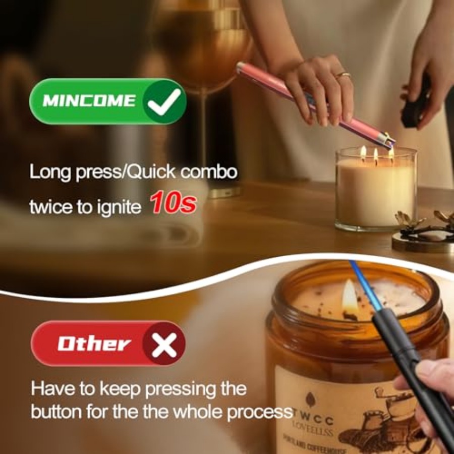 Candle Lighter Electric Rechar - Lighter Windproof 리뷰 및 가격