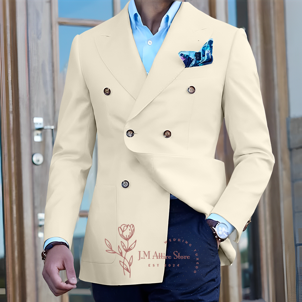 Elegant white men's suit jacke - Men'S Formal Wear In Winter recensione e prezzo
