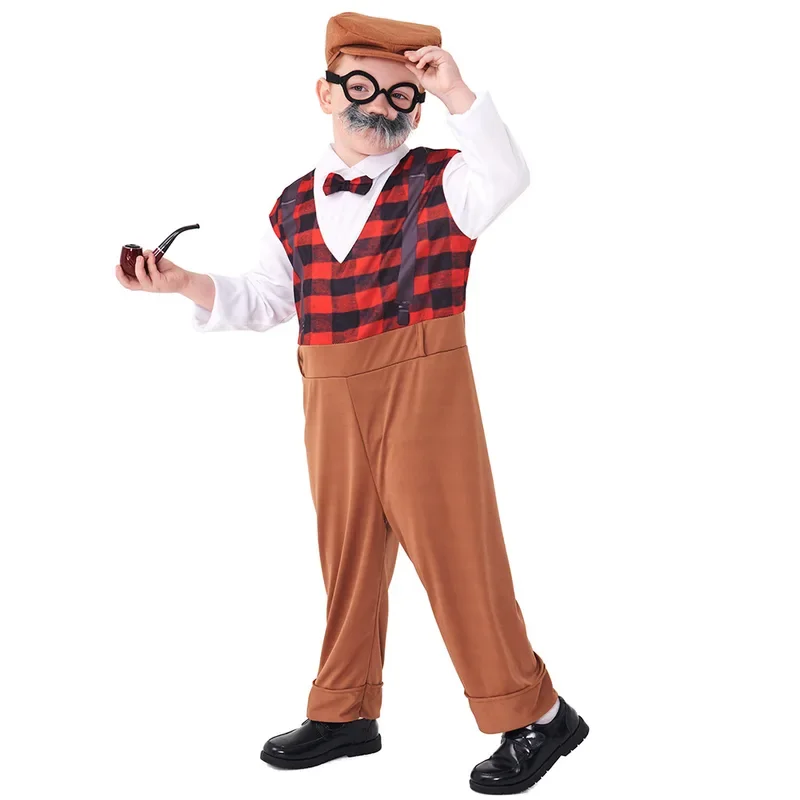 Halloween Cosplay Old Man Cost - Men'S Accessories Glasses 리뷰 및 가격