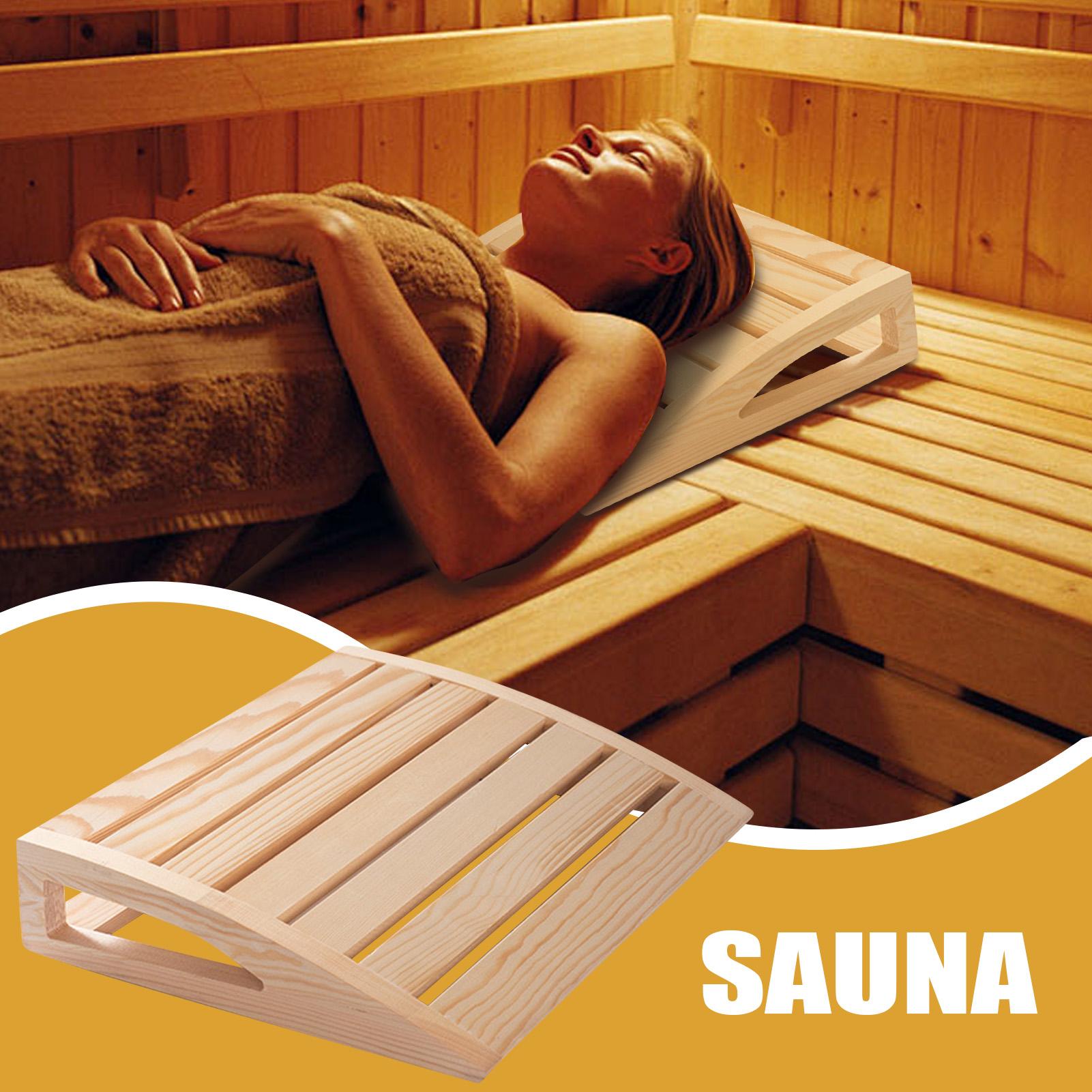 Wooden Sauna Headrest Handmade - Men Accessories For Neck 리뷰 및 가격