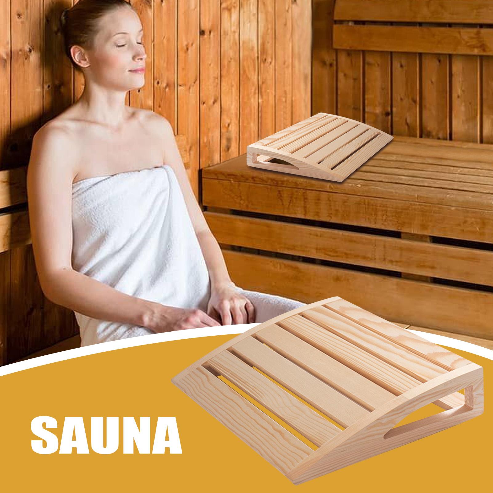Wooden Sauna Headrest Handmade - Men Accessories For Neck 리뷰 및 가격