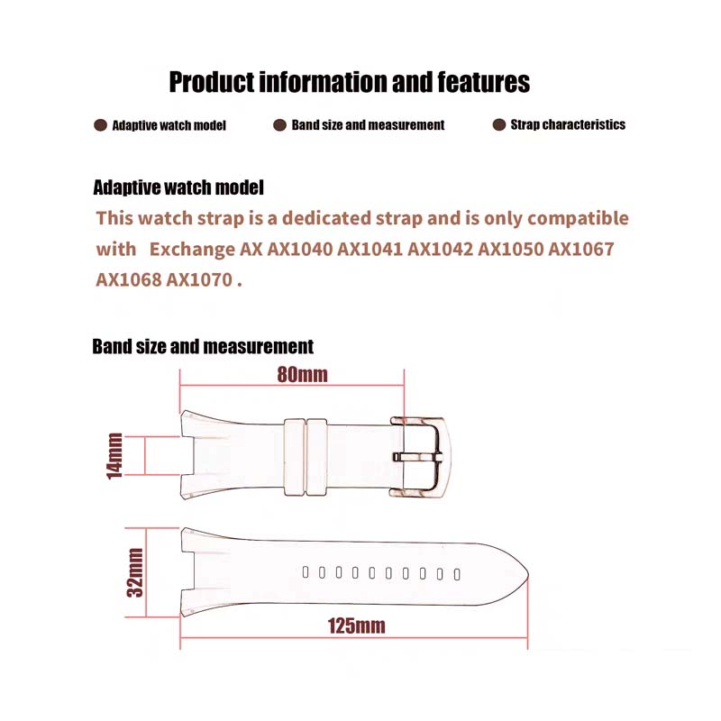 Men rubber watch band accessor - Men'S Accessories Armani 리뷰 및 가격