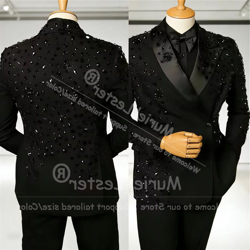 Exclusive Diamond Beaded Suit  - Men'S Formal Wear Attire recensione e prezzo