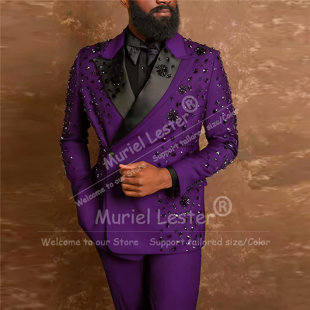 Exclusive Diamond Beaded Suit  - Men'S Formal Wear Attire recensione e prezzo